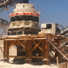 معدن مس آهن 15-200t/H دستگاه سنگ شکن مخروطی / کارخانه